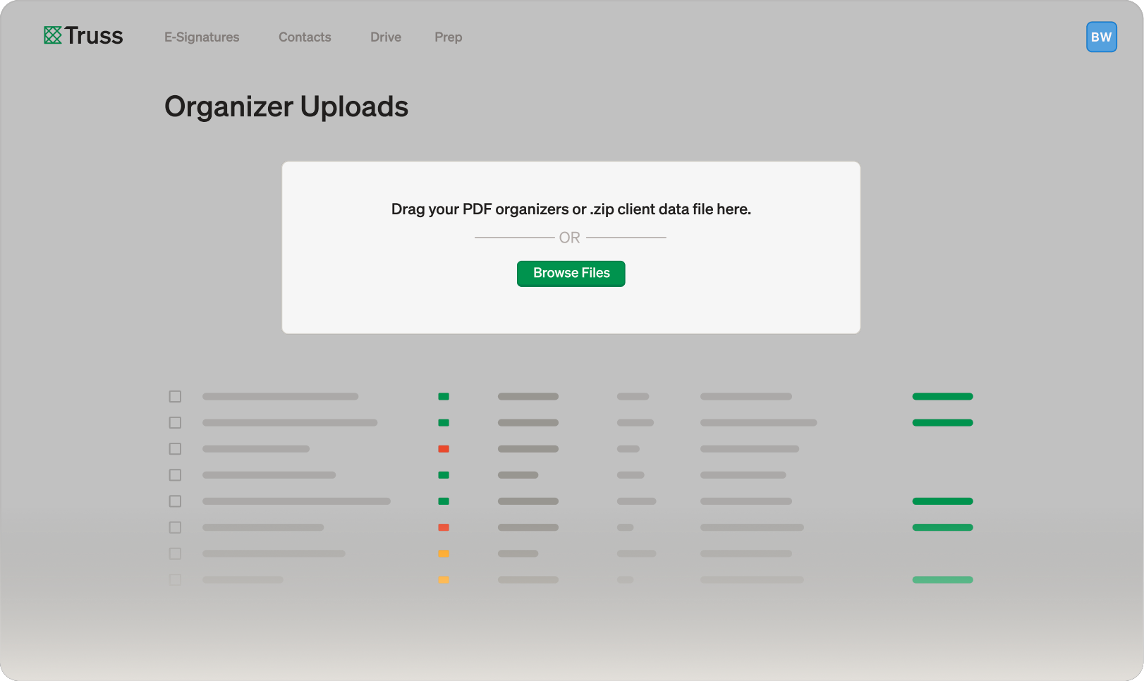 Truss AI-powered intake checklists